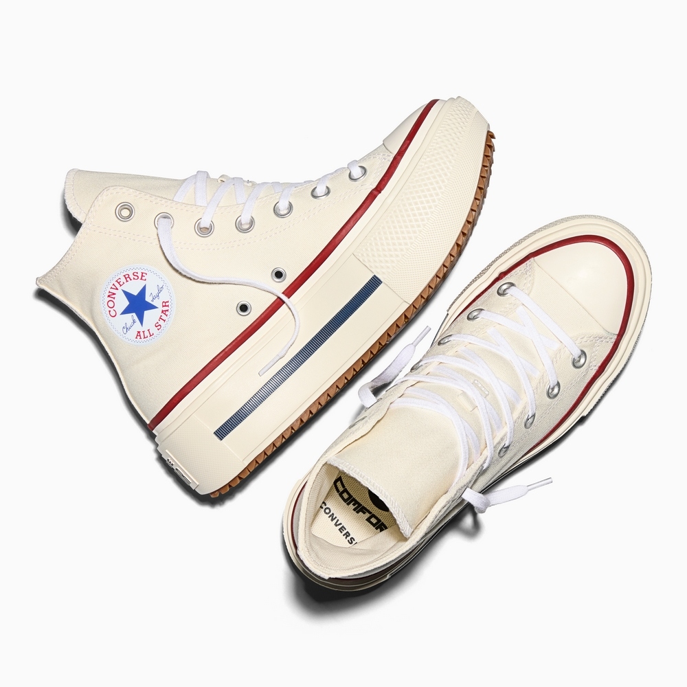 Purchase Converse CTAS Lift Double Stack Hi Egret/Egret Casual Shoes A16719C