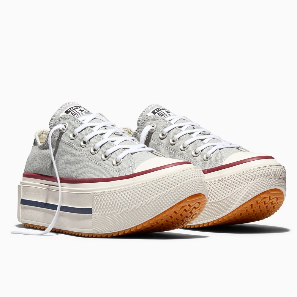 CONVERSE CTAS Lift Double Stack Ox Grey Area Casual Shoes A16065C