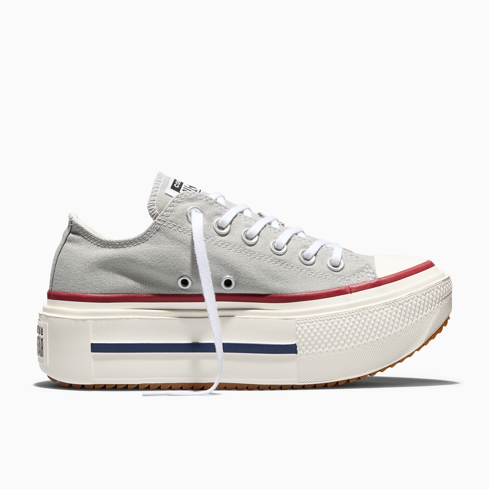 Lookbook CONVERSE CTAS Lift Double Stack Ox Grey Area Casual Shoes A16065C