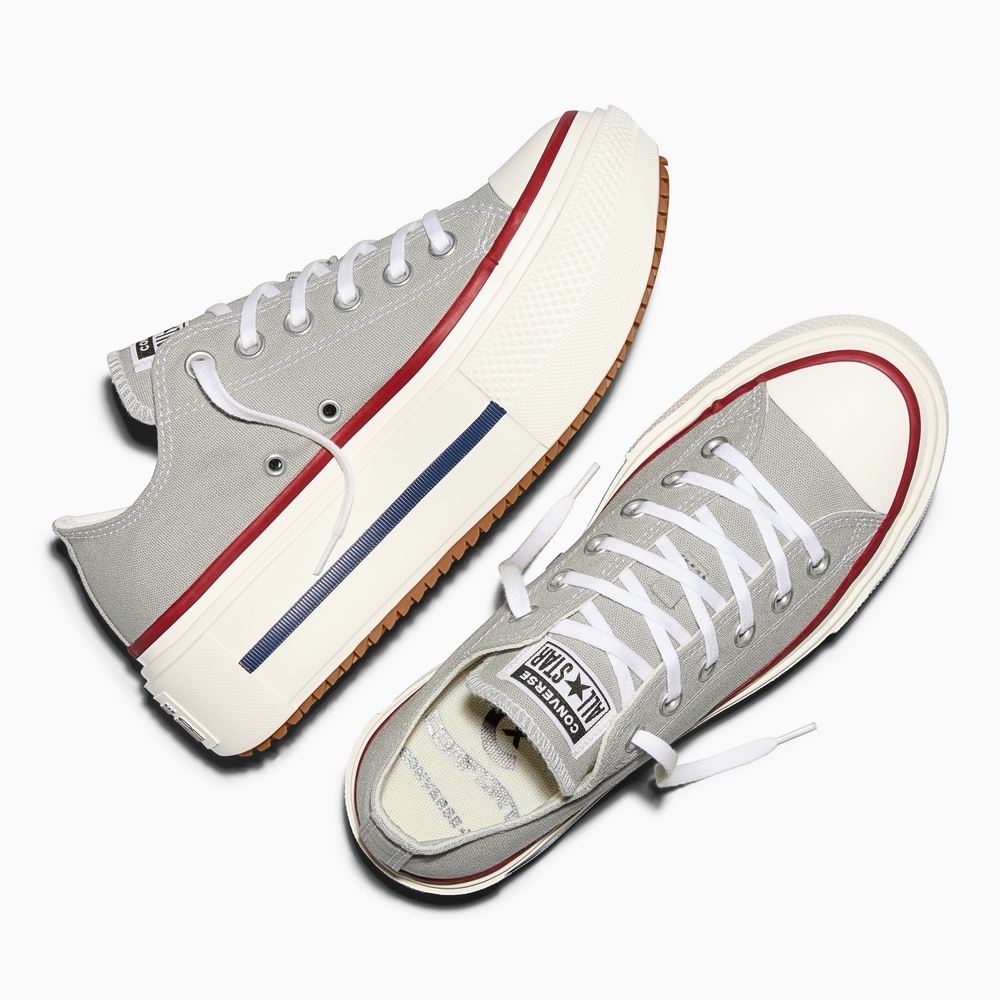 Details for CONVERSE CTAS Lift Double Stack Ox Grey Area Casual Shoes A16065C
