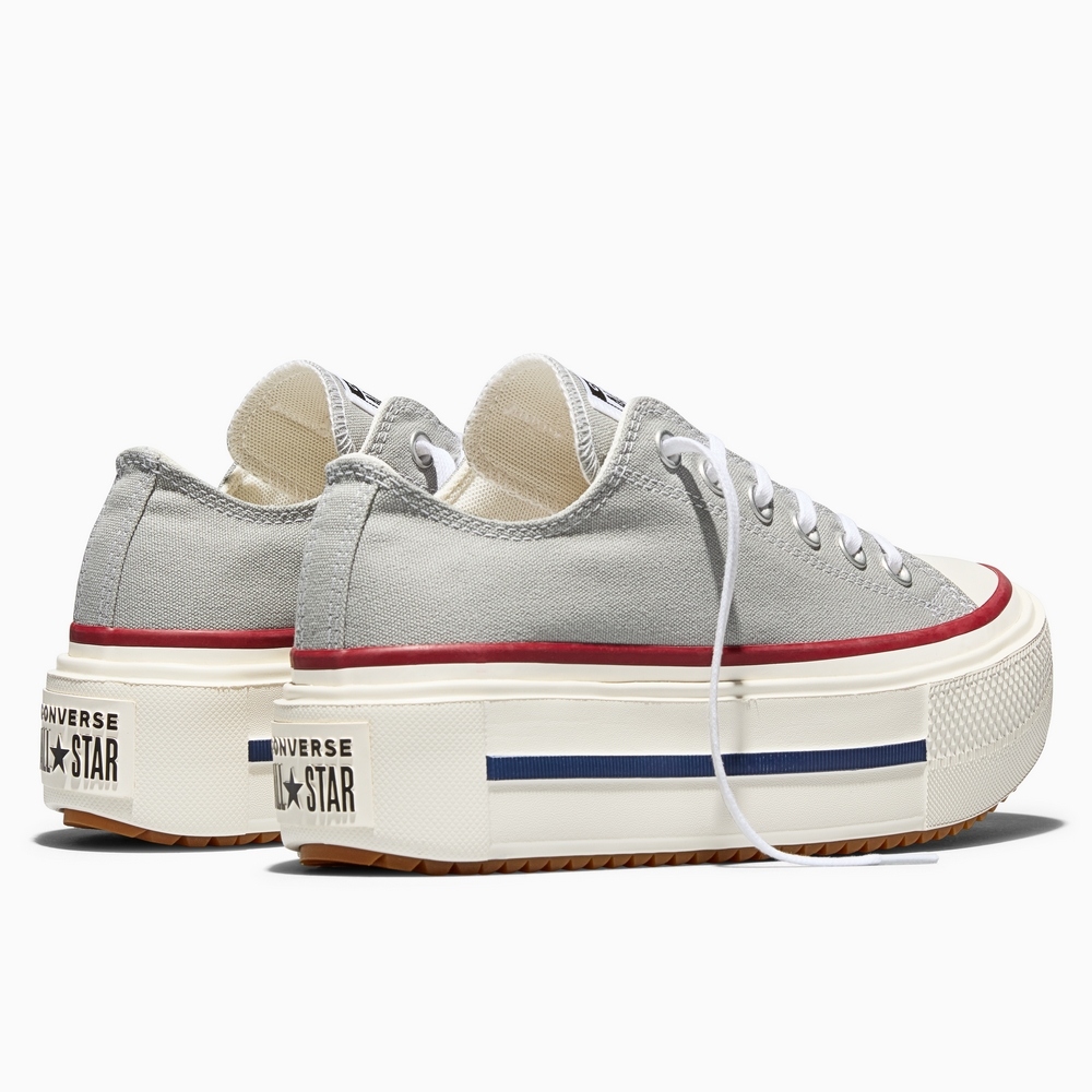 Sizing CONVERSE CTAS Lift Double Stack Ox Grey Area Casual Shoes A16065C