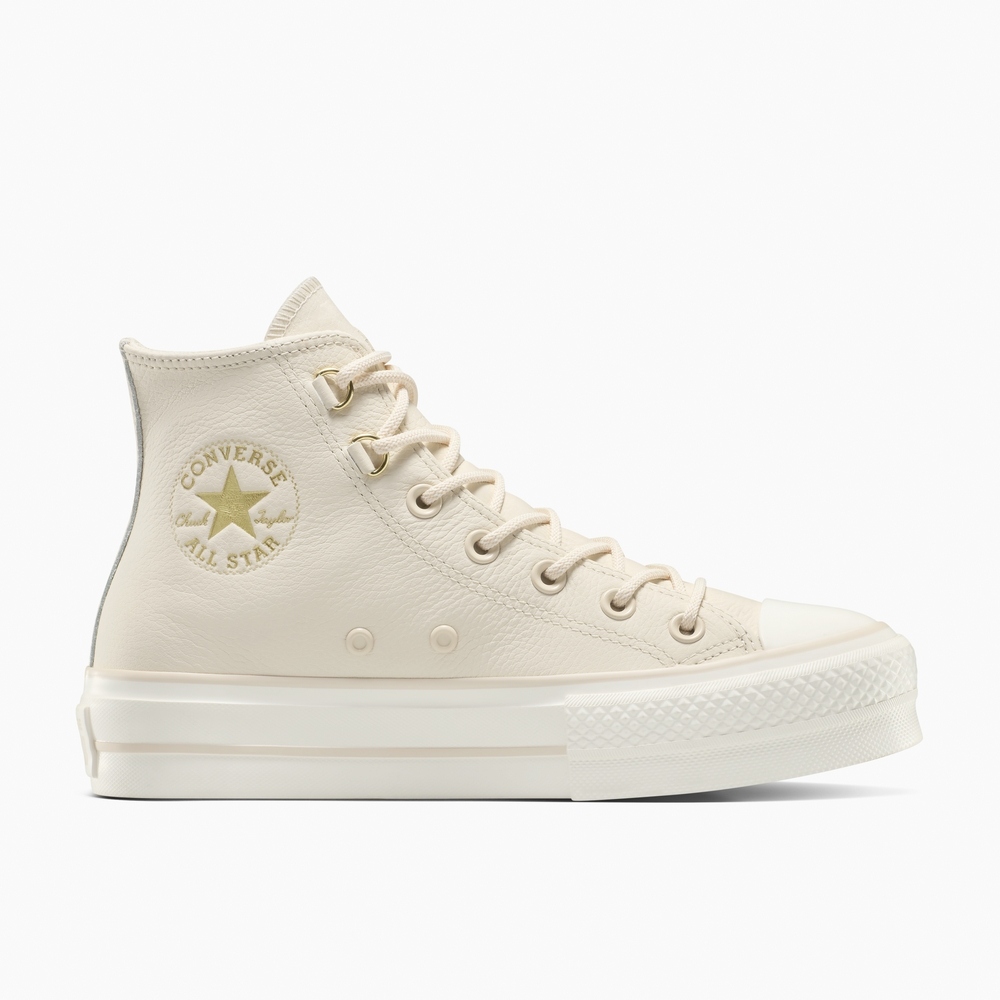 Converse CTAS Lift Hi Light Dune/Egret Casual Shoes A14517C