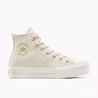 Converse CTAS Lift Hi Light Dune/Egret Casual Shoes A14517C Converse CTAS Lift Hi Light Dune/Egret Casual Shoes A14517C