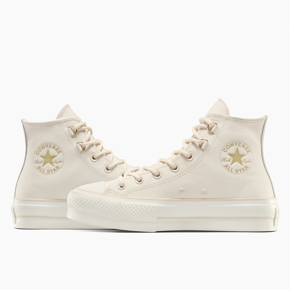 Sizing Converse CTAS Lift Hi Light Dune/Egret Casual Shoes A14517C
