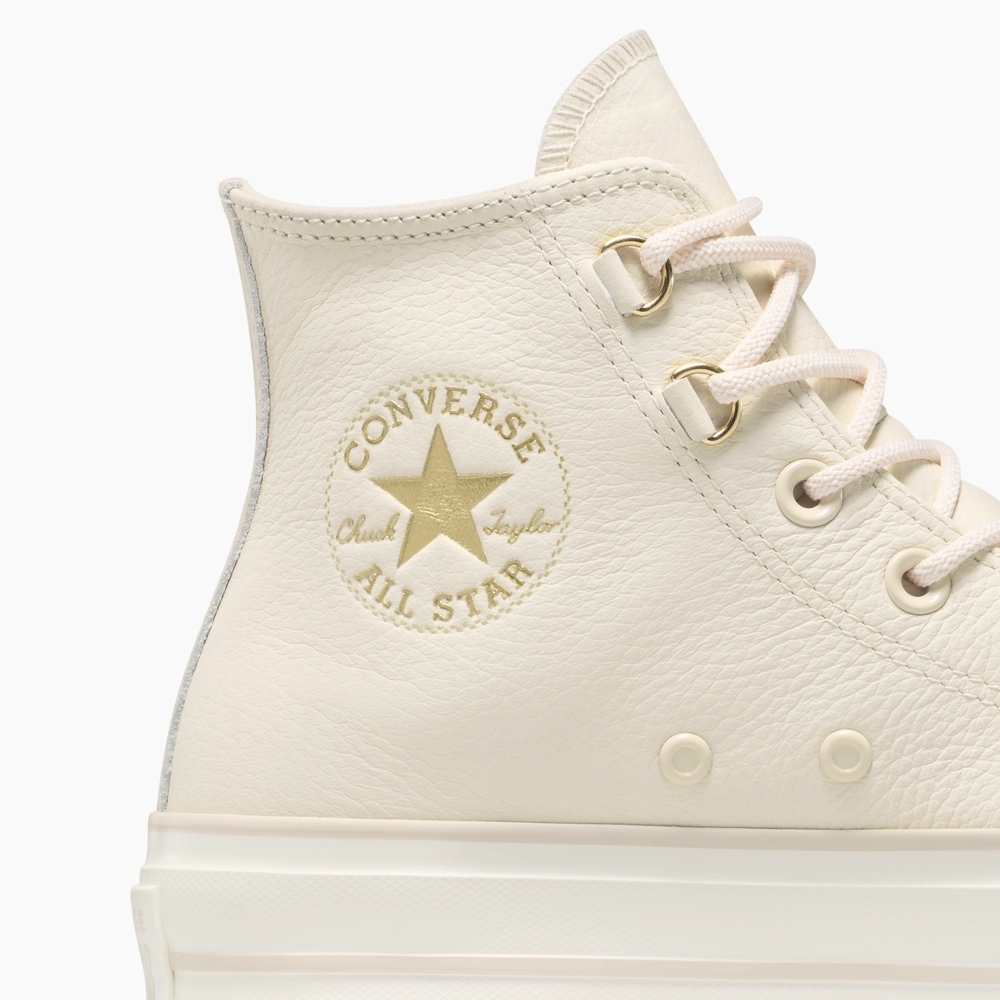 Cheap Converse CTAS Lift Hi Light Dune/Egret Casual Shoes A14517C