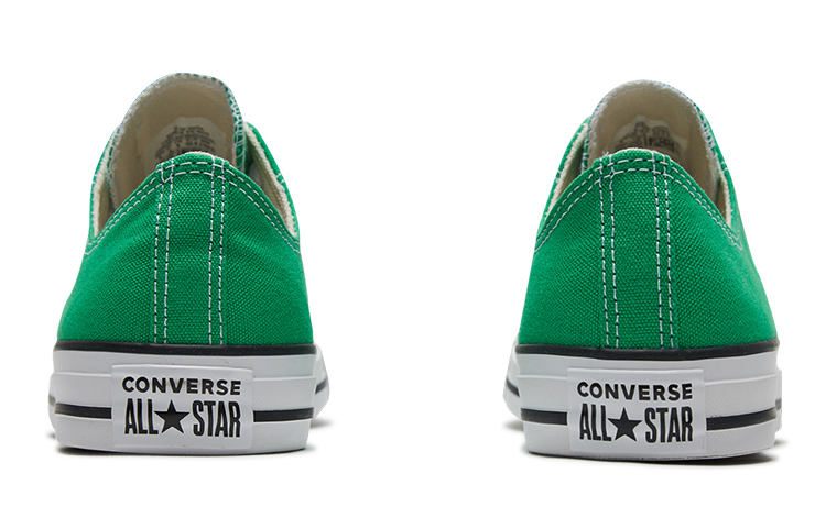 Shop 匡威 Chuck Taylor All Star 耐磨防滑 低筒 帆布鞋 男女同款 草地綠