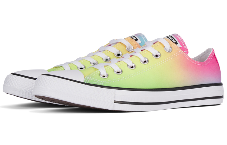 Lookbook Converse Ctas Ox Multicolore ''Blanc Vert Rose'' 168368C