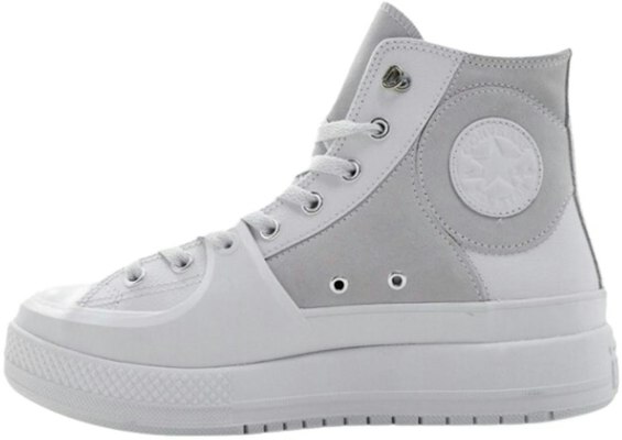 Converse Montantes Cuir Toile Blanc Gris A05615C Buy Converse Montantes Cuir Toile Blanc Gris A05615C