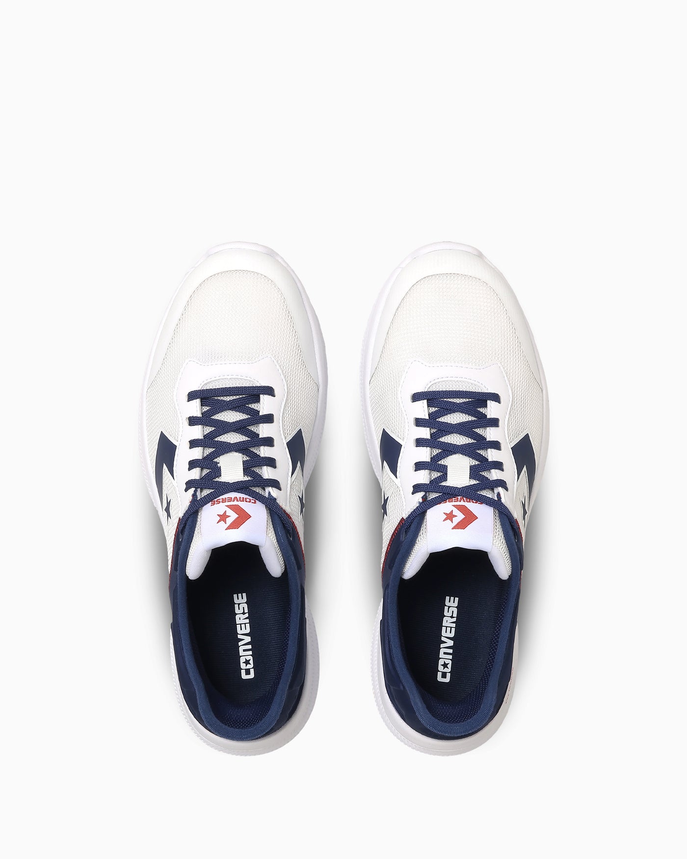 Shop コンバース デイスター スリット スライド サンダル ホワイト/ネイビー/レッド 33600211