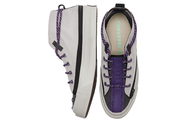 Shop Converse Deck Star Terrain Mid 'Pale Putty' dalam Warna Pucat. 170054C