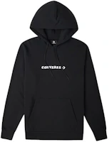 Converse Digital Print Graphic Letter Sweatshirt Black Unisex Couple Style 10022244-A01 Converse Digital Print Graphic Letter Sweatshirt Black Unisex Couple Style 10022244-A01