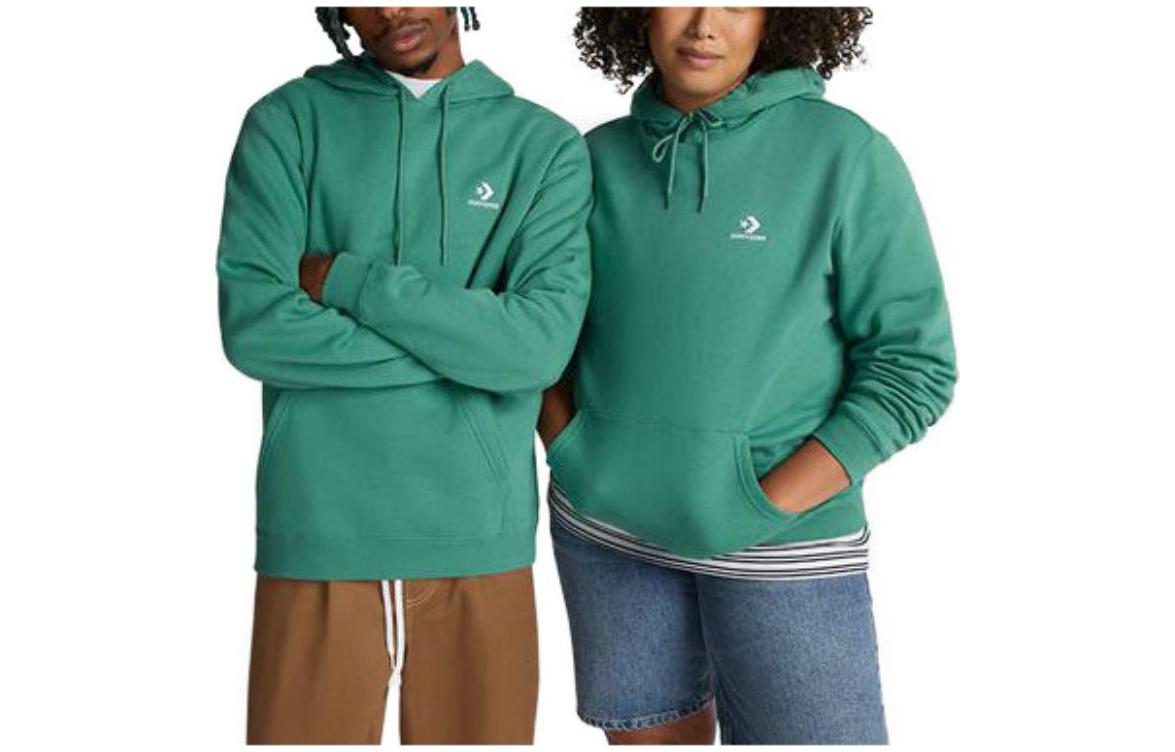 Converse Embroidered Logo Green Hoodie Unisex 10024509-A13