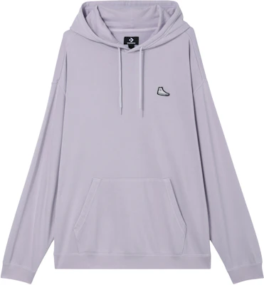 Converse 刺繡Logo紫色連帽衫 男女同款長袖上衣 10025456-A06 Buy Converse 刺繡Logo紫色連帽衫 男女同款長袖上衣 10025456-A06
