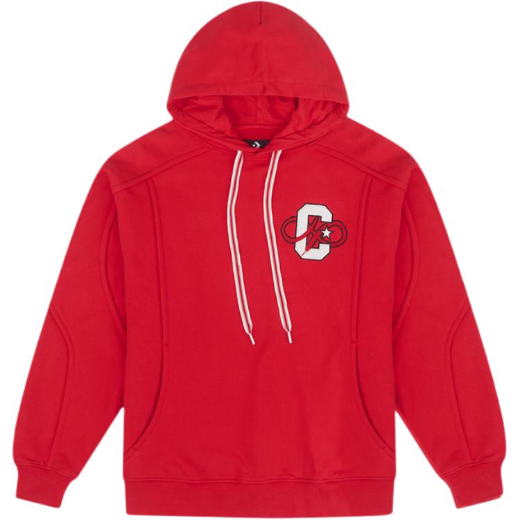 Converse Fashionable Red Hoodie - Soft, Comfortable, and Versatile 10028113-A02