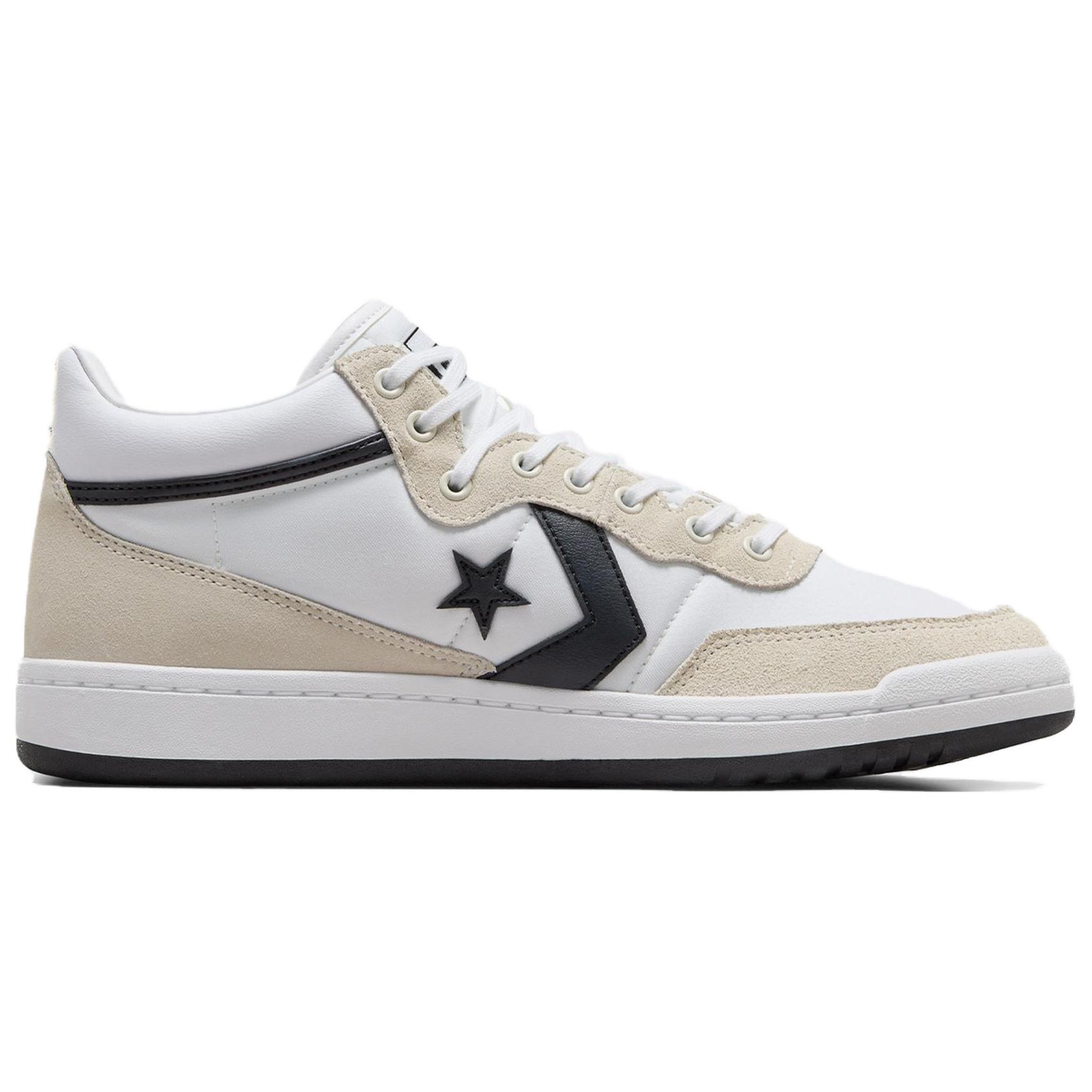 Lookbook Converse Fastbreak Pro Mid ''Weiß Schwarz Egret'' A09868C