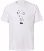 Converse Finger Football Graphic T-Shirt White 10019942-102 Converse Finger Football Graphic T-Shirt White 10019942-102