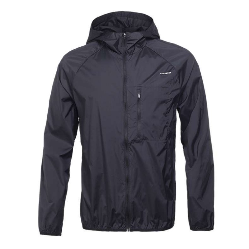 Converse Full-Zip Hoodie Jacket Black 10003399-A01