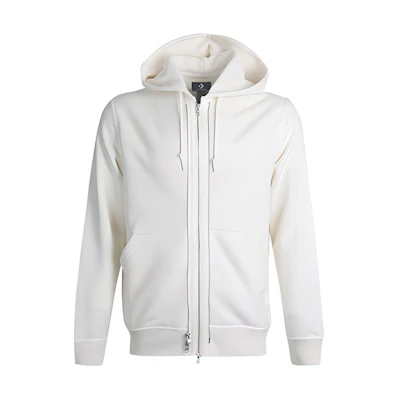 Converse Full-Zip Hoodie Unisex Couple Style Off-White 10019463-A02
