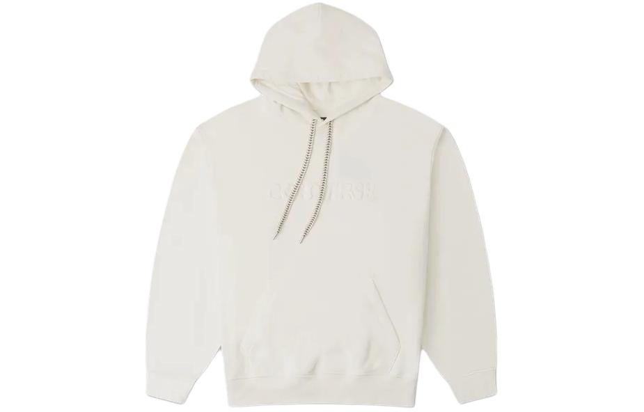 Converse FW23 CNY Dragon Hoodie Embroidered Cream White Dragon Pattern 10026809-A01
