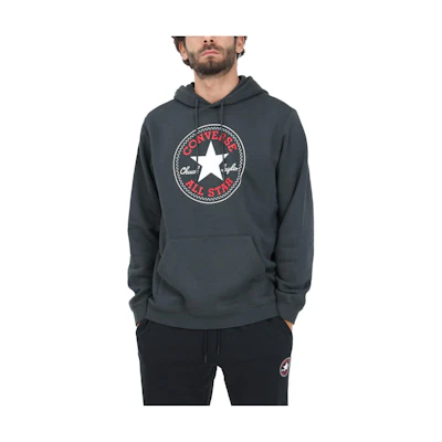 Converse Go-To All Star Star Pattern Hoodie Green Unisex 10025470-A06