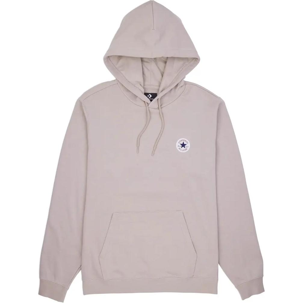 Converse Go-To Chuck Taylor Logo Hoodie Unisex Casual Pullover - Gray 10026983-A04