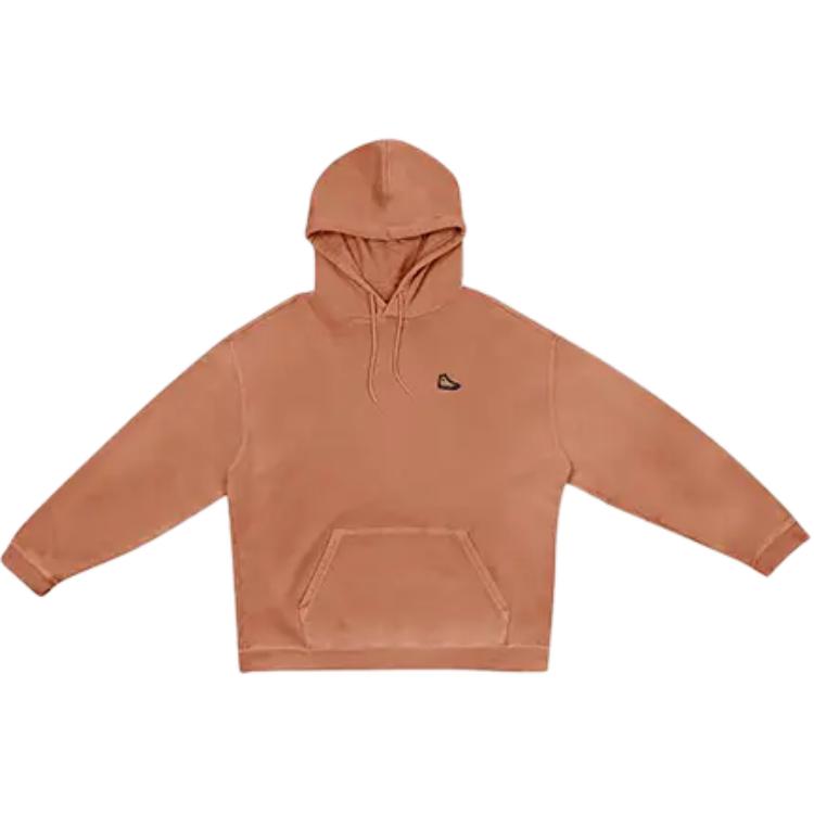 Converse Go-To Chuck Unisex Hoodie Orange Long-Sleeve - Khaki Brown 10025537-A02