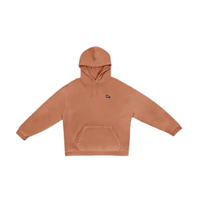 Converse Go-To Chuck Unisex Hoodie Orange Long-Sleeve - Khaki Brown 10025537-A02