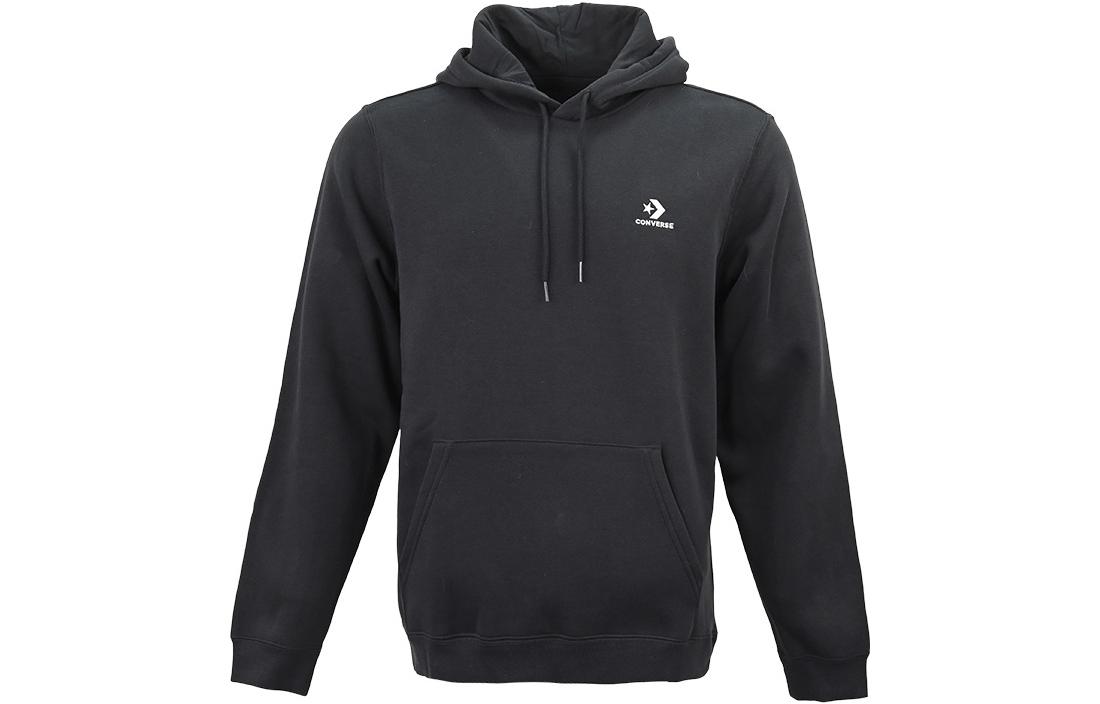 Converse Go-To Fleece Pullover Hoodie Unisex Black 10024509-A02