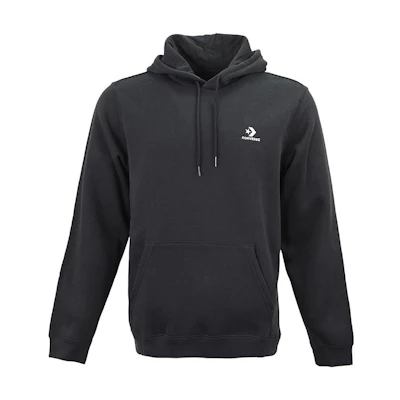 Converse Go-To Fleece Pullover Hoodie Unisex Black 10024509-A02