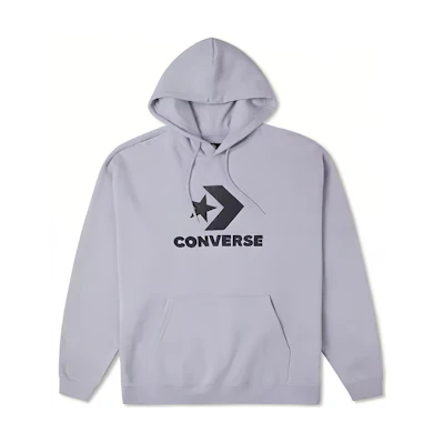 Converse Go-To Star Chevron Logo Print Sweatshirt Gray () 10024915-A03