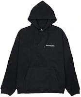 Converse GOTO Letter Print Hoodie Black Casual Loose Fit 10025234-A01 Converse GOTO Letter Print Hoodie Black Casual Loose Fit 10025234-A01