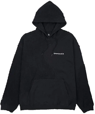 Converse GOTO 字母印花連帽衫 黑色 休閒寬鬆版型 10025234-A01 Buy Converse GOTO 字母印花連帽衫 黑色 休閒寬鬆版型 10025234-A01