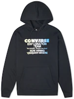 Converse Graphic Print Fleece Pullover Sweatshirt in Black 10021271-A01 Converse Graphic Print Fleece Pullover Sweatshirt in Black 10021271-A01