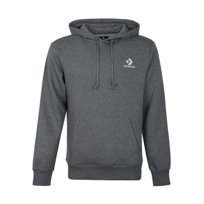 Converse Gray Pullover Hoodie Long Sleeve Casual Sweatshirt 10008814-A12