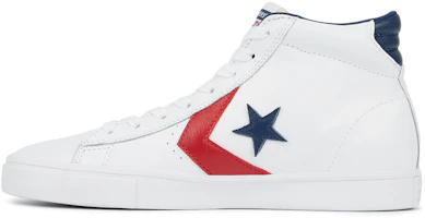 Converse Heritage Leather Pro Leather Mid 'Red White Blue' 165858C Converse Heritage Leather Pro Leather Mid 'Red White Blue' 165858C