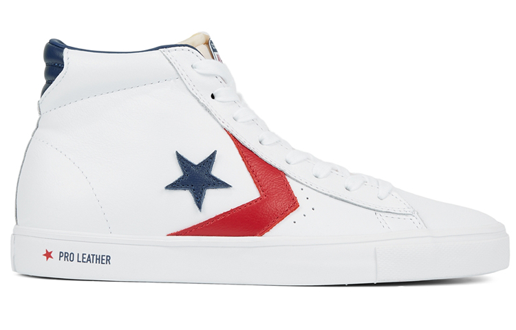 Order Converse Heritage Cuir Pro Leather Mid ''Rouge Blanc Bleu'' 165858C