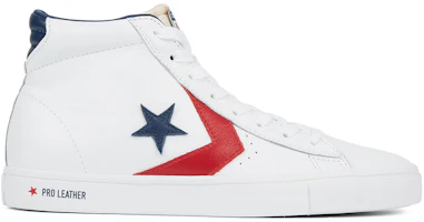 Order Converse Heritage Leather Pro Leather Mid 'Rojo Blanco Azul' 165858C