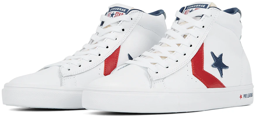 Converse Heritage Cuir Pro Leather Mid ''Rouge Blanc Bleu'' 165858C Lookbook Converse Heritage Cuir Pro Leather Mid ''Rouge Blanc Bleu'' 165858C