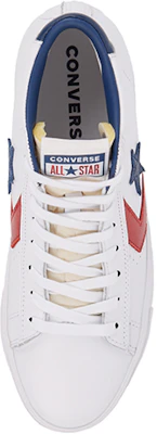 Converse Heritage Cuir Pro Leather Mid ''Rouge Blanc Bleu'' 165858C Shop Converse Heritage Cuir Pro Leather Mid ''Rouge Blanc Bleu'' 165858C