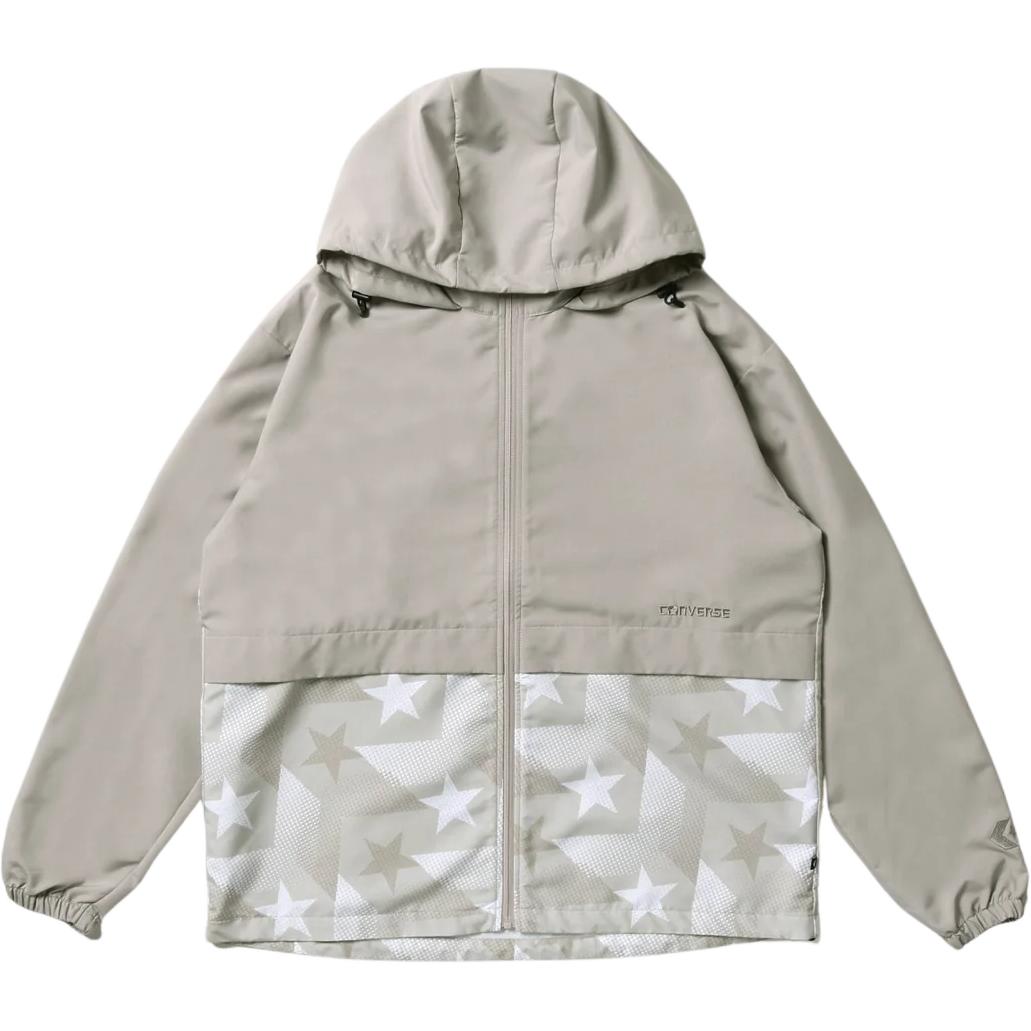 Converse Hooded SP Woven Casual Sport Jacket Beige Mens 4589871703-648