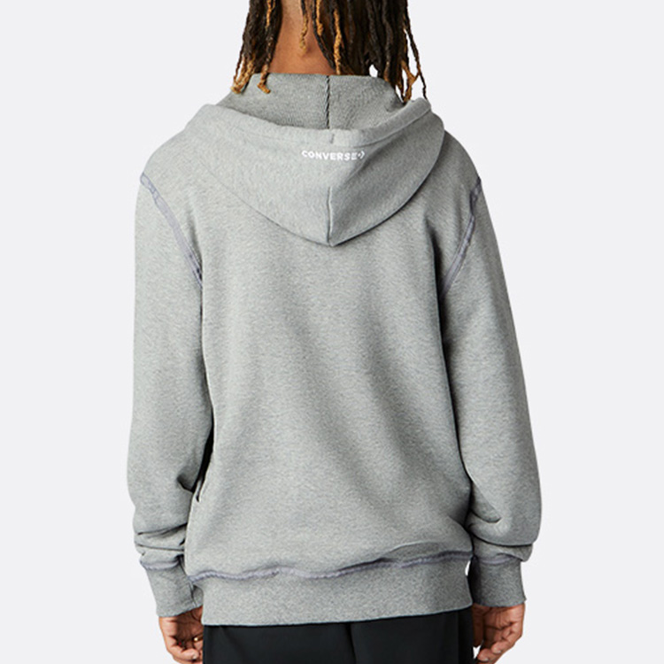 Purchase 匡威连帽全拉链卫衣情侣款 - 灰色 10019463-A10
