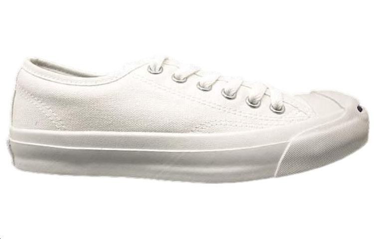 Order Converse Jack Purcell 開口笑 時尚休閒 抗磨防滑 低筒 帆布鞋 男女款 白色