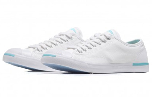 Converse Jack Purcell 防滑耐磨輕便 低幫 帆布鞋 男女同款 白藍 Lookbook Converse Jack Purcell 防滑耐磨輕便 低幫 帆布鞋 男女同款 白藍