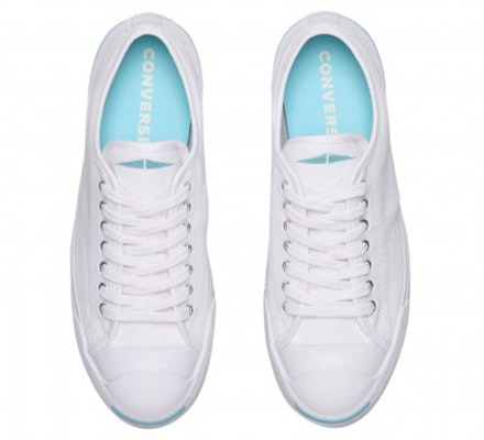 Converse Jack Purcell 防滑耐磨輕便 低幫 帆布鞋 男女同款 白藍 Shop Converse Jack Purcell 防滑耐磨輕便 低幫 帆布鞋 男女同款 白藍