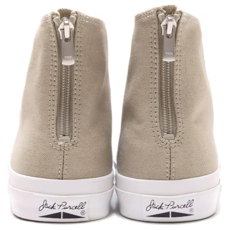Shop コンバース ジャックパーセル バックジップ RH HI グレー 33300840