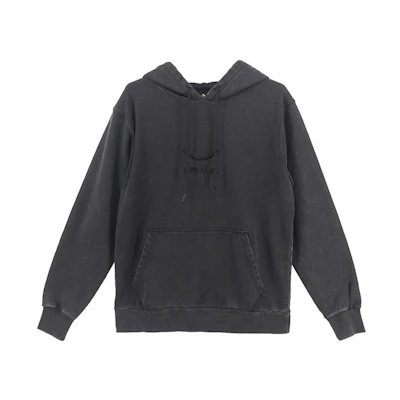 Converse Jack Purcell Black Embroidered Logo Unisex Long Sleeve Sweatshirt 10023442-A01
