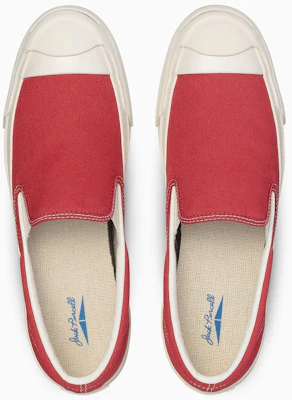 Converse Jack Purcell Canvas Slip-On Sneakers Red 33301521 Shop Converse Jack Purcell Canvas Slip-On Sneakers Red 33301521
