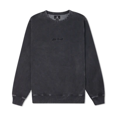 Converse Jack Purcell Fleece Crewneck Sweatshirt Black 10021636-A02