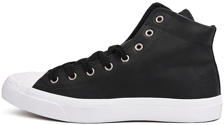 Converse Jack Purcell Hi Leather 'Black White' 157707C Buy Converse Jack Purcell Hi Leather 'Black White' 157707C