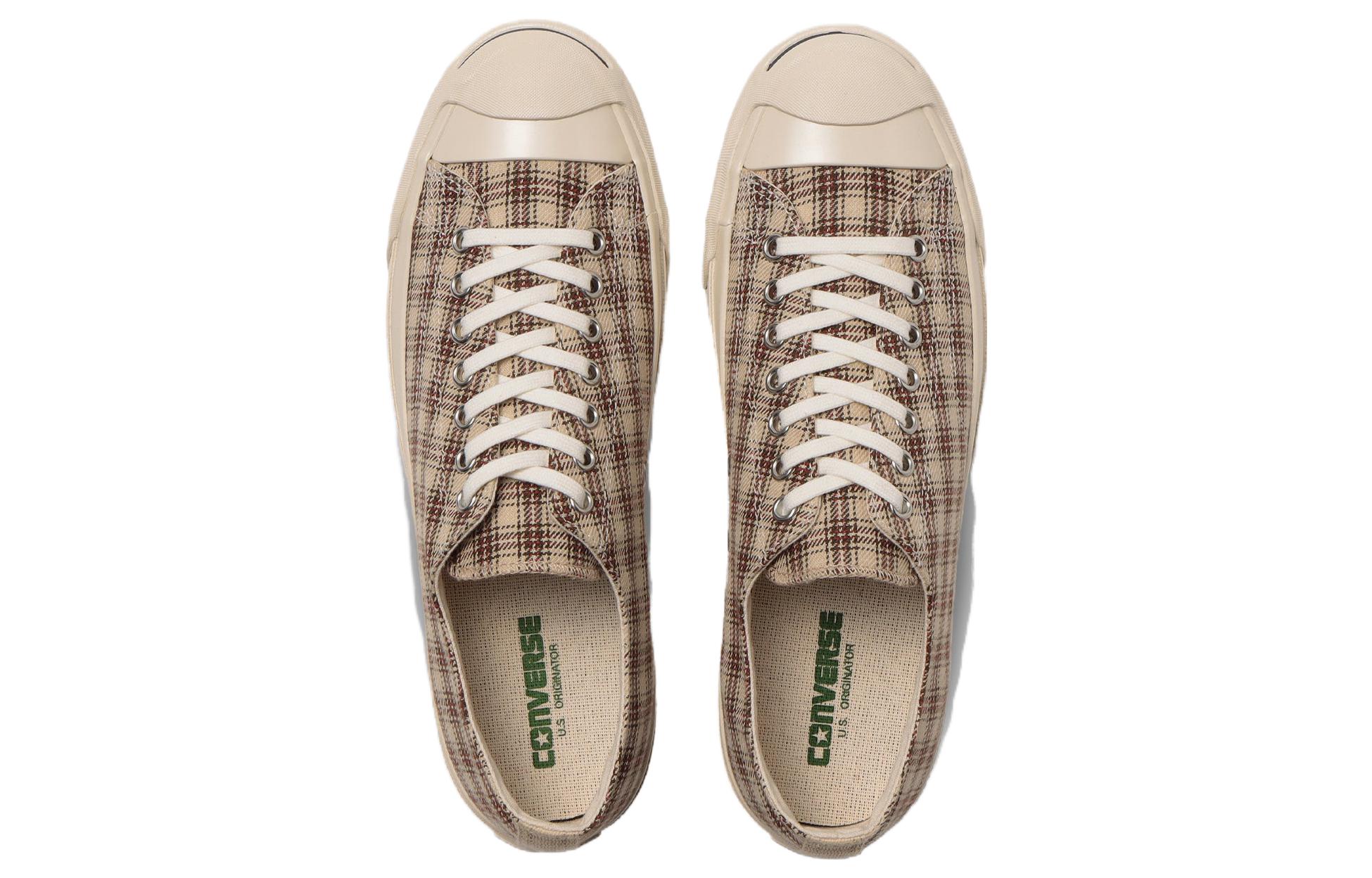 Lookbook 匡威Jack Purcell日本版“美国格纹-米色” 3330106